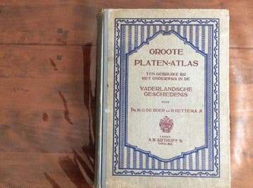 Gratis : Groote platen atlas vaderlandsche geschiedenis