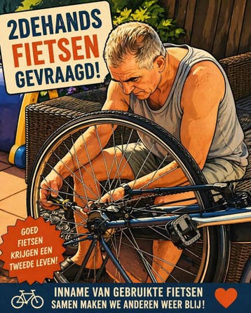 Gevraagd Gratis fietsen
