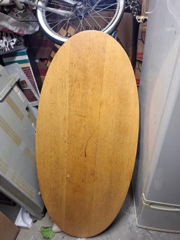 Salontafel massief hout.