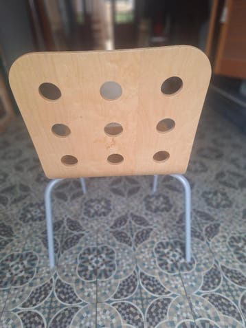 Eetkamerstoelen Ikea hout metaal