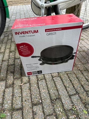 Inventum GR601 Gourmet & Raclette Grill - Nieuw in doos