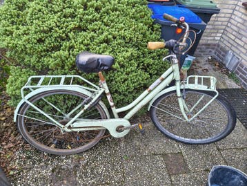 Oude fiets met versnellingen - opknapper