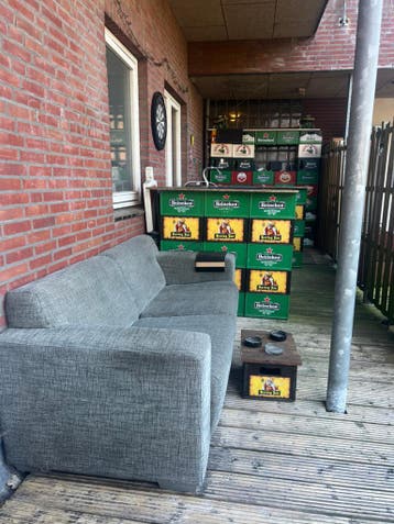 Gratis bank voor terras of overdekte buitenruimte