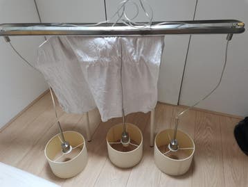 Moderne plafondlamp met 3 E27 lichtpunten, 100-120 cm
