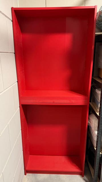 IKEA Billy, rood