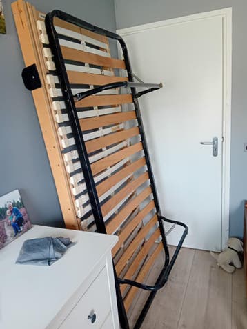 Gratis Lattenbodem 90x200 cm - bed  Opvouwbaar metaal