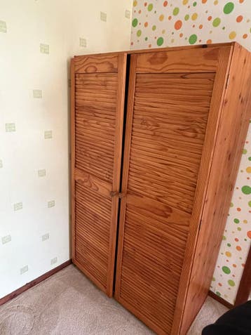 Kledingkast en Boeken/Opbergkast - Gebruikt maar mooi