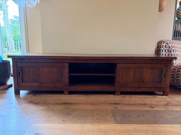 Gratis afhalen - houten TV meubel