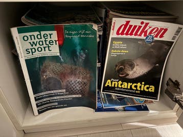 Tijdschriften ‘Duiken’ en ‘Onderwatersport’, oudere edities