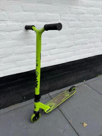 Slamm Stuntstep - Neon Groen - zgan.