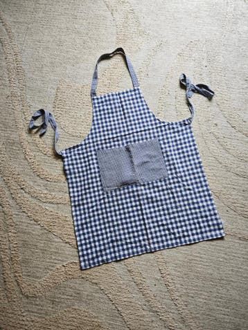 Zeeman Schort Blauw-Wit Geruit met Zak