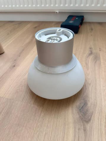 IKEA badkamerlamp E27 - wit/zilver