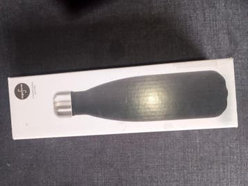 Sagaform waterfles, zwart, nieuw in doos