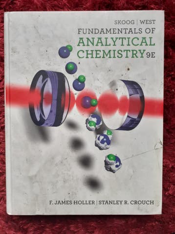 Fundamentals of analytical chemistry 9e editie