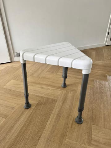 Douche krukje verstelbaar