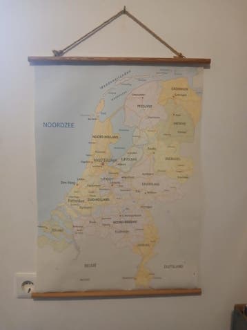 Landkaart Nederland