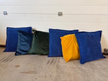 Set van 6 diverse kussens - Gratis ophalen