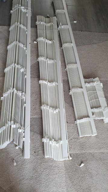 4 x kunststof luxaflex