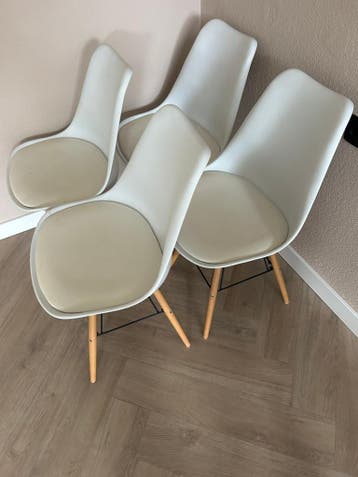 4 kuip eetkamerstoelen - gratis afhalen