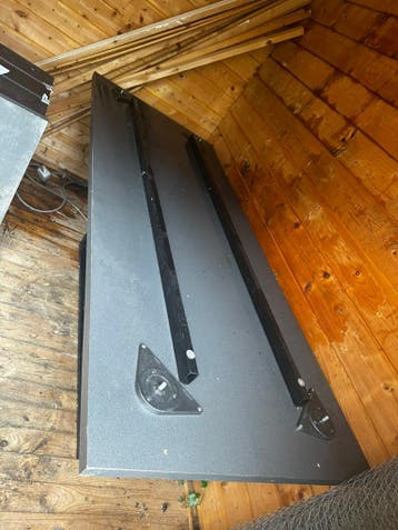 Gratis Tafel Blad - Bureau Blad donker grijs antraciet