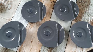 Douwe Egberts schotel met lepel 15 x 15 cm 5 stuks GRATIS