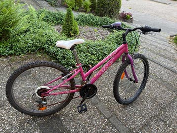 Mountainbike meisjes 24 inch - Gebruikt, 18 versnellingen