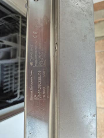 Siemens Vaatwasser SL6P1S - Inbouw
