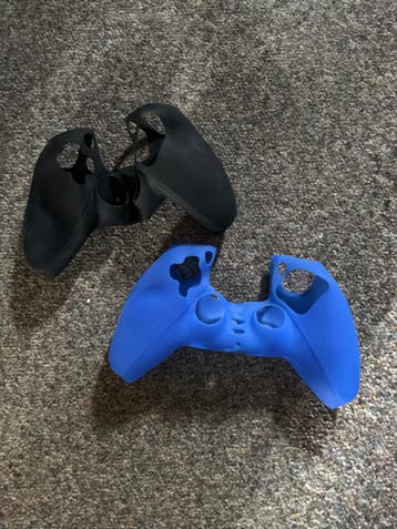 Siliconen Controller Grips voor Xbox (blauw en zwart)