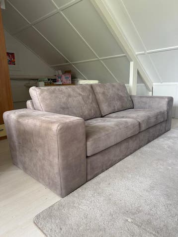 Comfortabele Tweezitsbank taupe