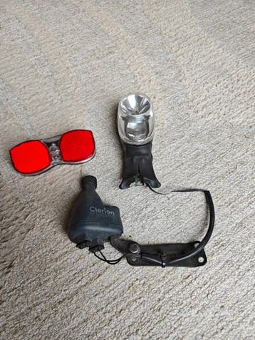 Fietsverlichtingsset: Voorlicht, Achterlicht & Dynamo