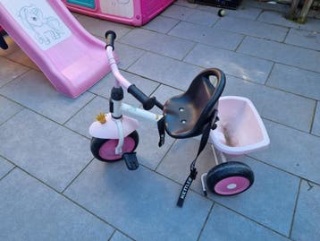 Roze Kettler driewieler met bakje