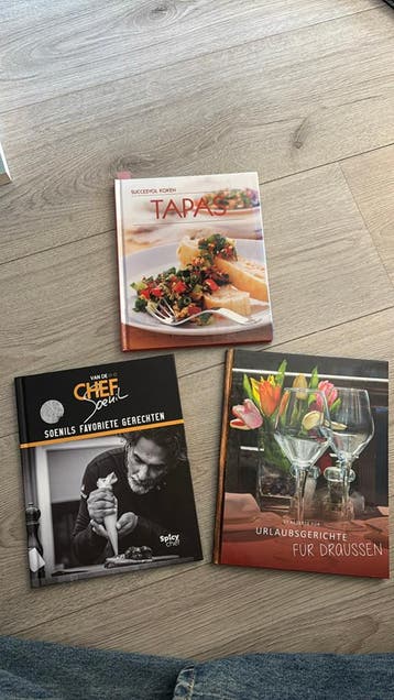 Kookboeken set: Tapas, Chef Soenil & Vakantierecepten
