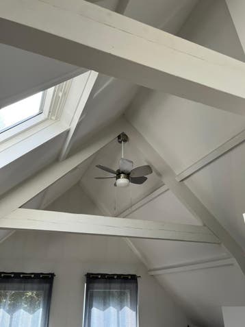 Plafondventilator met verlichting