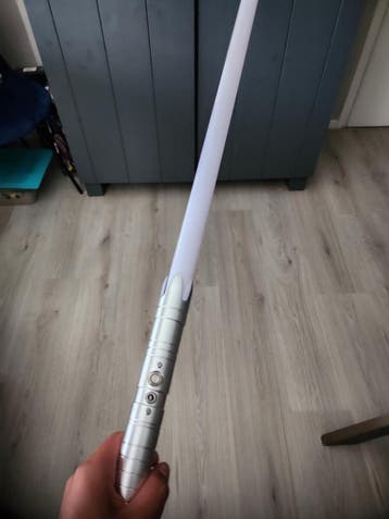 Lightsaber baselit zo goed als nieuw (Zie descriptie)