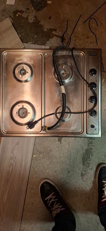 WOXX inbouw gasfornuis