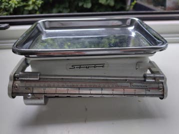 Vintage keukenweegschaal