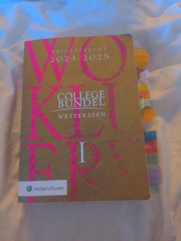 Collegebundel 2024-2025 Wolters Kluwer