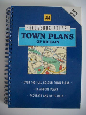 Glovebox Atlas Town Planes of Britain - 1992 - nostalgie