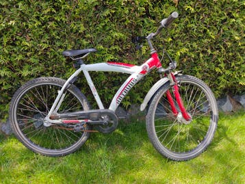 Batavus kinderfiets - rood/wit - Gebruikt
