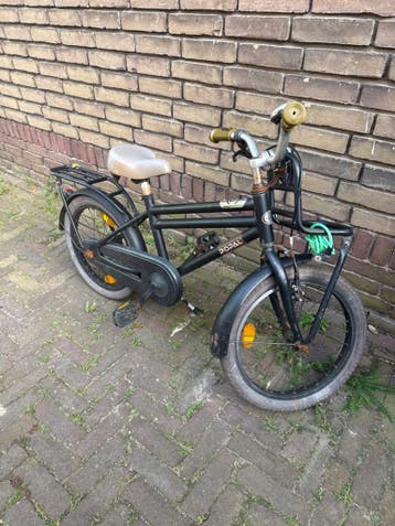 Popal Kinderfiets - Stevige Zwarte Fiets
