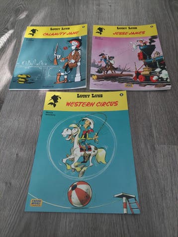 3x LUCKY LUCK,  1e uitgaves
