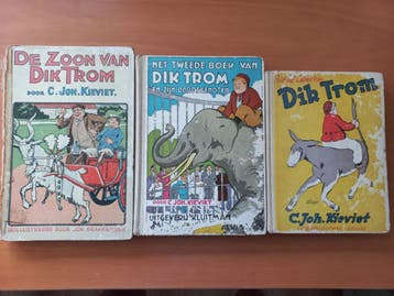 Vintage Kinderboeken Collectie: Dik Trom & W.G. van de Hulst