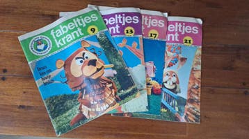 Fabeltjeskrant Vintage 4 stuks