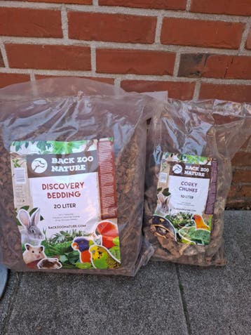 Black zoo Bedding en corky chunks
