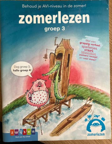 Zomerlezen Groep 3 -naar 4. Houd je AVI-niveau op peil!