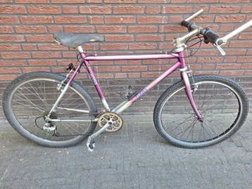 Vintage Mountainbike - Paars/Zilver