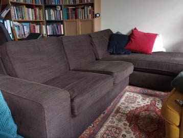 Bank Ikea 2/3 zits met chaise longue