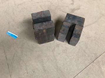 8x trekkenwand kluit. 12kg.