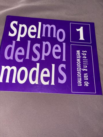 Spelmodel Spelmo 1 - Spelling werkwoordsvormen