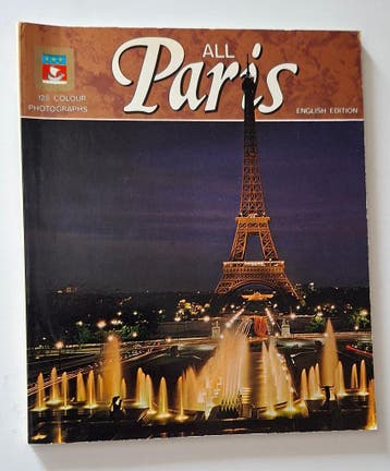 boekje <All Paris> English edition + folder met plattegrond